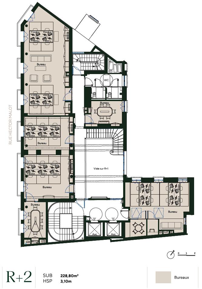 Bureau Paris 1988m² Vente bureau Paris OVBUR2312414 19